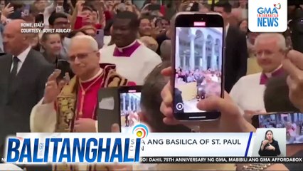 Pope Leo XIV, binisita ang Basilica of St. Paul sa labas ng Vatican | Balitanghali