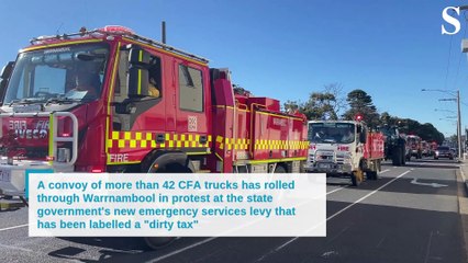Warrnambool's rally against the emergency services levy