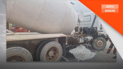 Remaja maut motosikal bertembung lori simen