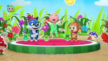 Jumping Up and Down _ CoComelon Animal Time _ Animals for Kids