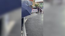 Así fue la caída de Egan Bernal en la crono