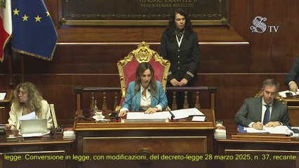 Roma - Senato - 19° Legislatura - 305° seduta (20.05.25)