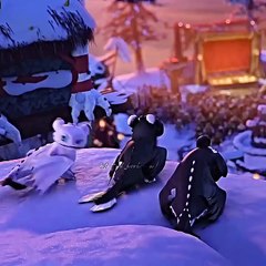 Toothless and light fury #fury # toothless #Animated