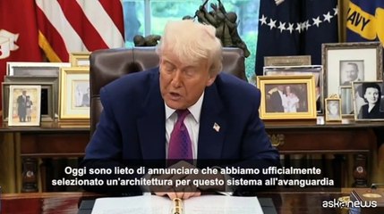 Usa, Trump svela i piani per lo scudo missilistico "Golden Dome"