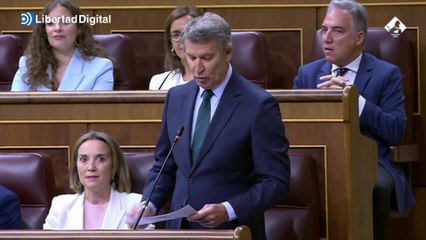 Feijóo a Sánchez: "Está llenando el bolsillo de sus corruptos"