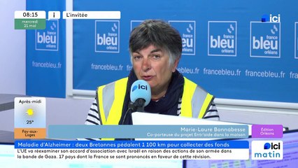 ICI Orléans - L'Invité d'ICI Matin : Marie-Laure Bonnabesse de l'association "Entr'aide dans la maison"