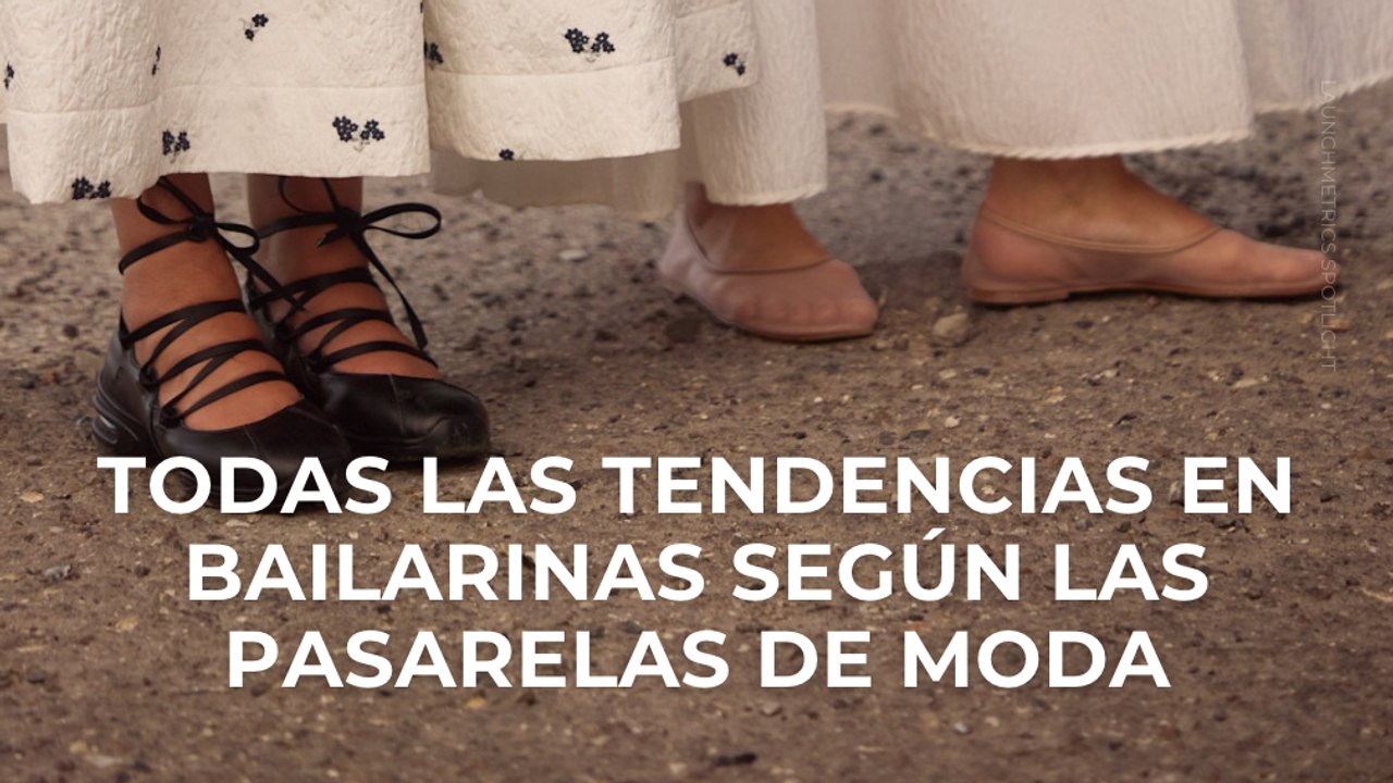 Todas las tendencias en bailarinas según las pasarelas de moda