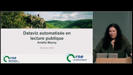 007- Intervention d'Amélie Mauny sur la Data Viz et Tableaux de Bord en Lecture Publique 📊