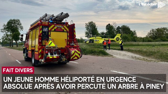 Un jeune homme héliporté en urgence absolue après un accident de la route à Piney (Aube)