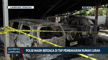 Polisi Masih Berjaga di TKP Pembakaran Rumah Lurah