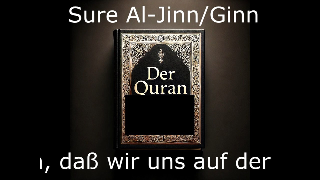 Der Quran auf Deutsch-Sure Al-Jinn (72)