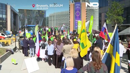 Bauern protestieren in Brüssel wegen Sorgen um Agrarförderung