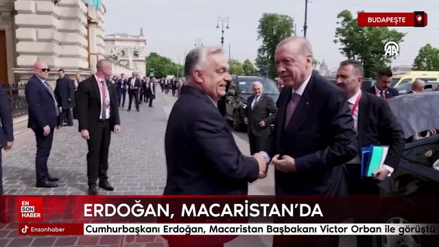 Cumhurbaşkanı Erdoğan, Macaristan Başbakanı Victor Orban ile görüştü