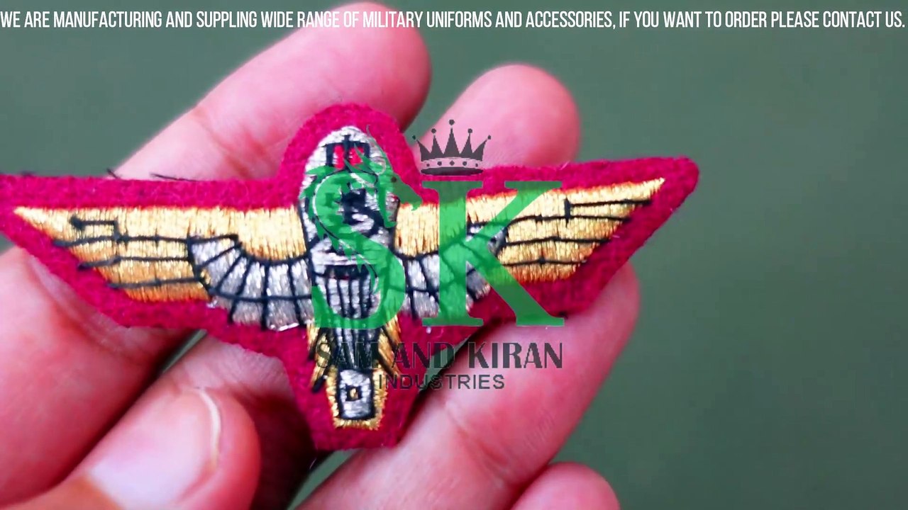 PAKISTAN ARMY PARACHUTE RIGGER WINGS, United Kingdon Special Forces Communicator Wings