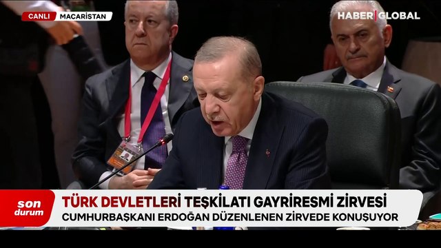 Cumhurbaşkanı Erdoğan: Türk dünyası Kıbrıs Türkleri'ne omuz vermelidir