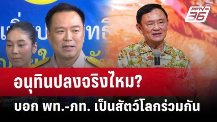 อนุทินปลงจริงไหม? บอก พท.-ภท. เป็นสัตว์โลกร่วมกัน | PPTVNews