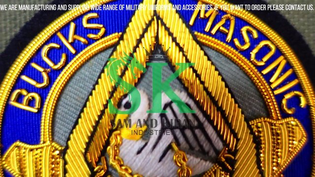 BLAZER BADGES Supplier, Hand Embroidered Bullion Badges Manufacturers Supplier