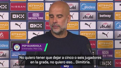 Guardiola avisa al Manchester City de cara al año que viene: "Dimitiré..."