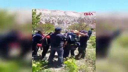 Kapadokya'da faciadan dönüldü! Sıcak hava balonu zorunlu iniş yaptı
