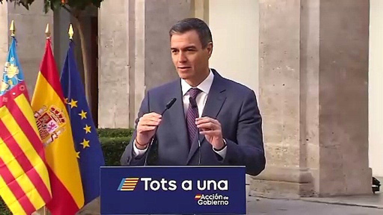 Sánchez se reunirá este jueves en Valencia con las asociaciones de víctimas de la dana
