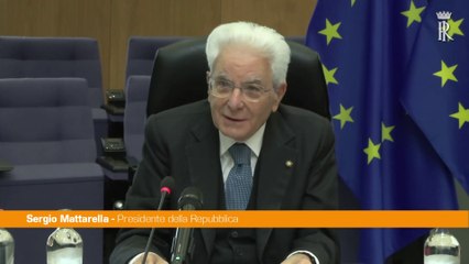 Ue, Mattarella "Istituzioni siano efficaci nel dare risposte rapide"