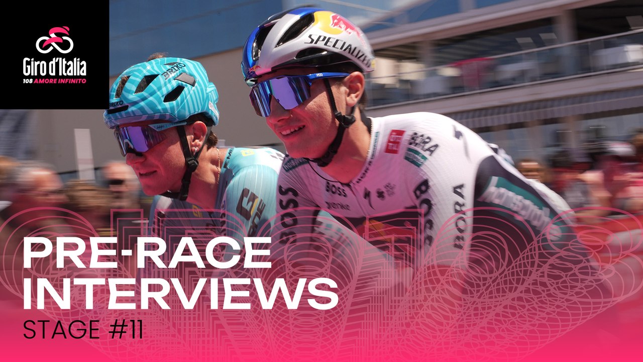 Giro d'Italia 2025 | Stage 11: Pre-race interviews