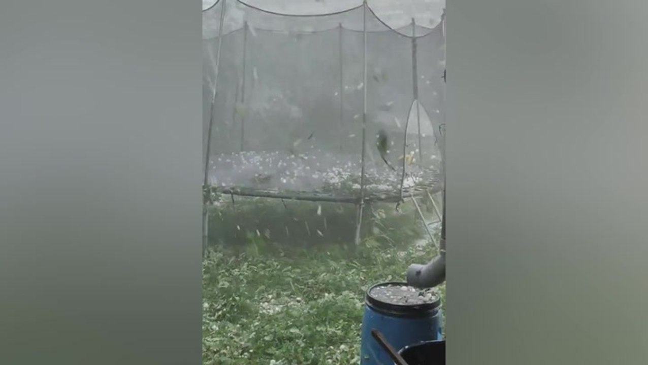 Ping-pong sized hail hits Toulouse as flooding kills three in southern France