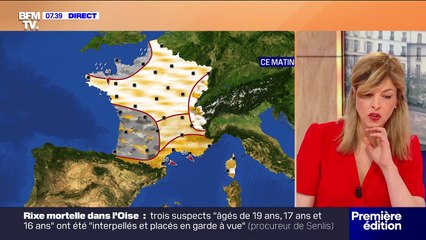 Eleonore Boccara filmée sur BFMTV sans s'en rendre compte.