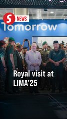 King graces LIMA’25 in Langkawi