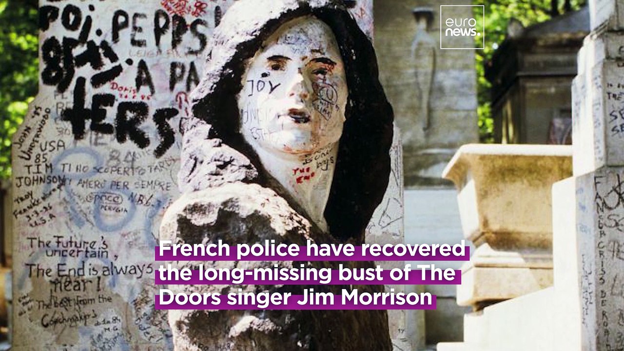 Bust of The Doors' Jim Morrison, stolen from Père Lachaise cemetery, found 37 years later
