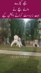 Blue Shirt wala Boy full Karate Action me😲