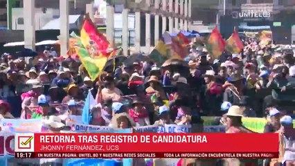 Jhonny Fernández no descarta bajar su candidatura para consolidar "un frente grande"