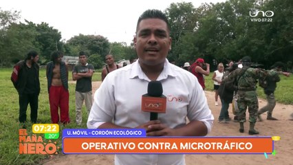 SCZ AL MENOS 30 ARRESTADOS EN OPERATIVO CONTRA MICROTRÁFICO EN EL CORDÓN ECOLOGICO