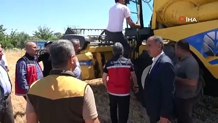 Adıyaman’da hububat hasadı arpa ile başladı