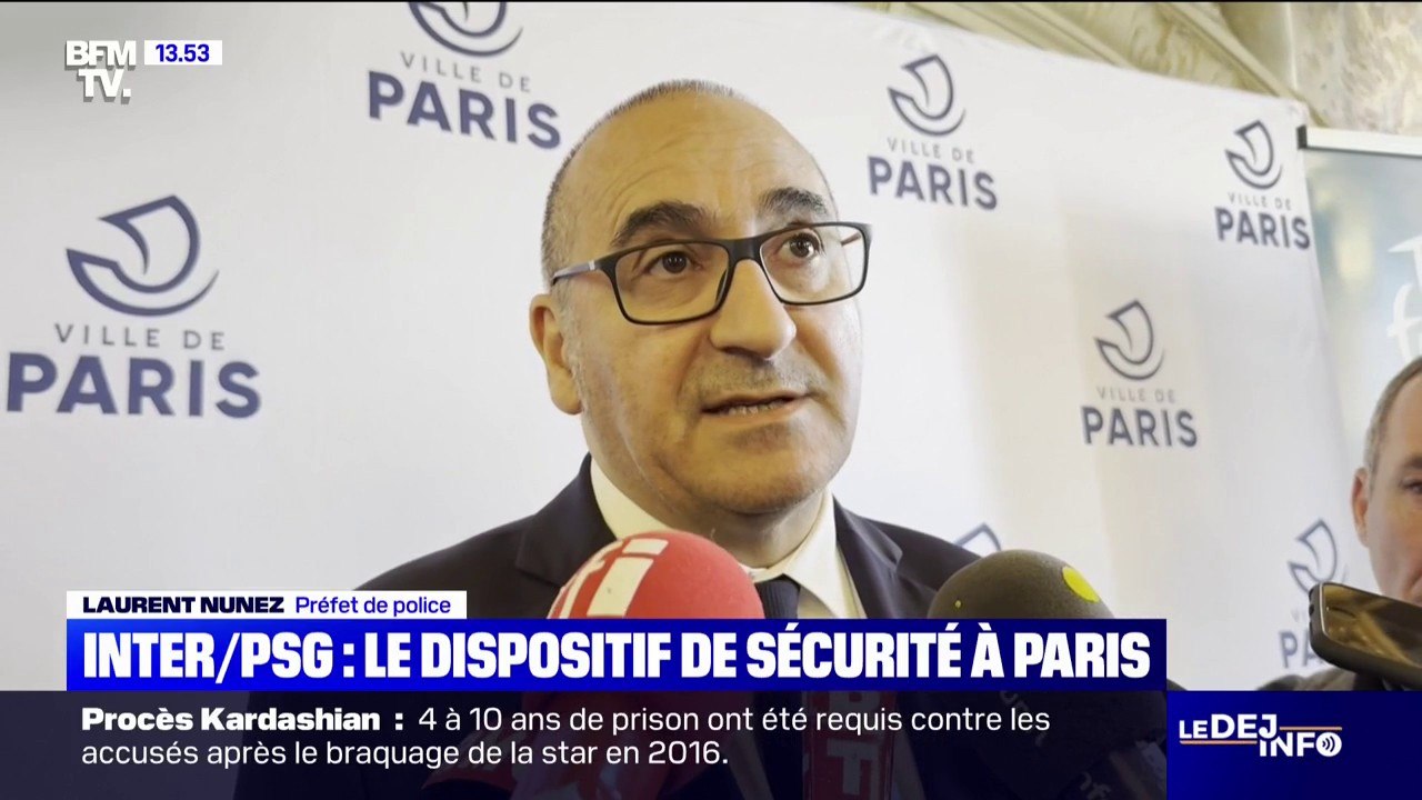 Inter Milan-PSG: le préfet de police de Paris prévoit "un dispositif policier exceptionnel" pour la finale de la Ligue des Champions