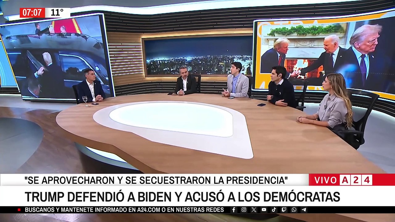 📢 DONALD TRUMP DEFENDIÓ A JOE BIDEN Y ACUSÓ A LOS DEMÓCRATAS: "SE APROVECHARON Y SE SECUESTRARON LA PRESIDENCIA"