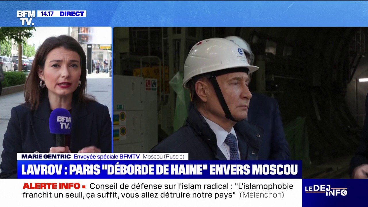 Ukraine: Sergueï Lavrov, le ministre des Affaires Étrangères russe, considère qu'Emmanuel Macron "déborde de haine contre les Russes"