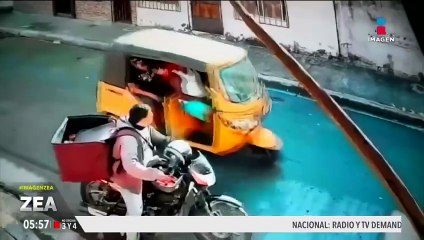 VIDEO: Repartidor es asaltado y golpeado en Guayaquil, Ecuador