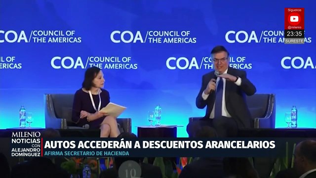 Marcelo Ebrard confirma descuentos de hasta 50% en aranceles para autos mexicanos