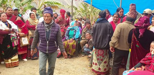 dance in nauamti baja | Traditional Nepalese Cultura dance and music |