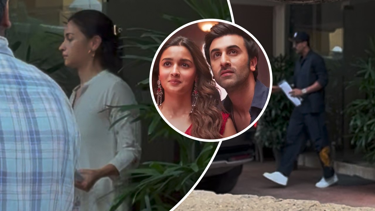 Raha Ke Mummy-Papa: Ranbir Kapoor & Alia Bhatt Get Snapped In The Suburbs! Brahmāstra Jodi!
