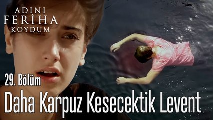 Daha Karpuz Kesecektik Levent - Adını Feriha Koydum 29. Bölüm