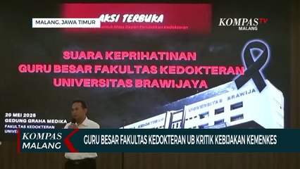 Guru Besar Fakultas Kedokteran UB Malang Kritik Kebijakan Kemenkes