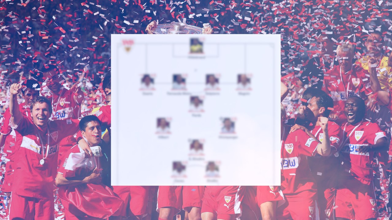 Die legendäre Stuttgart-Aufstellung beim letzten Titelgewinn 2007