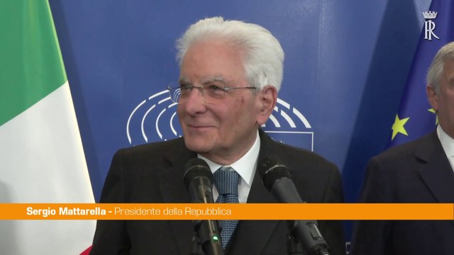 Mattarella agli eurodeputati La Repubblica Italiana vi è vicina