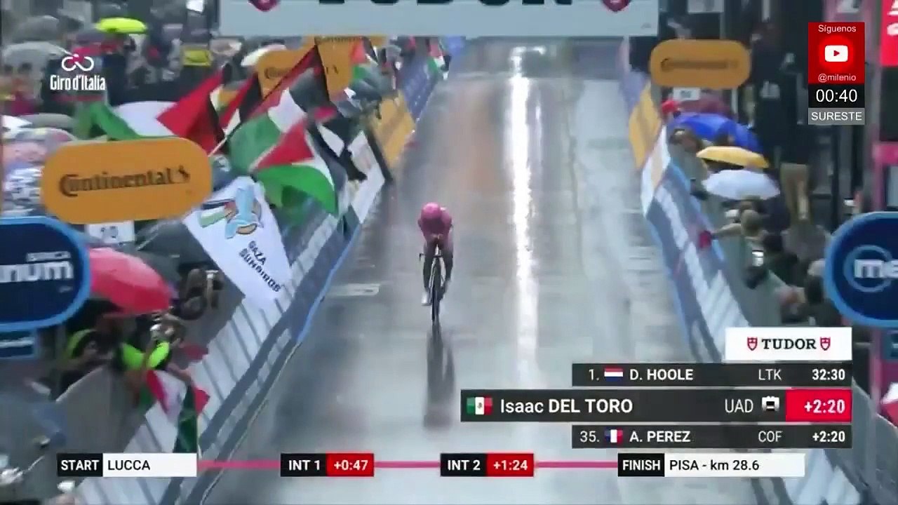 Isaac del Toro mantiene el liderato en el Giro de Italia 2025
