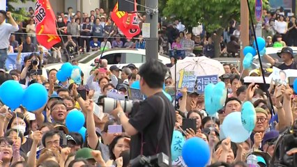 이재명 인천 유세현장서 온열질환 추정 환자 5명 발생 / YTN