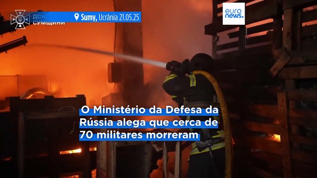 Seis soldados mortos e mais de dez feridos num ataque russo em Sumy, segundo a Ucrânia
