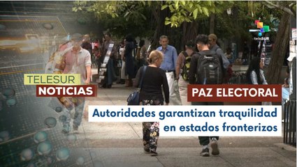 Autoridades venezolanas garantizan la paz para las elecciones regionales
