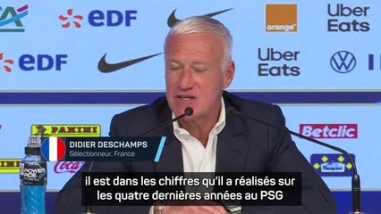 Bleus - Deschamps loue Mbappé : "Toujours très efficace malgré un début compliqué"